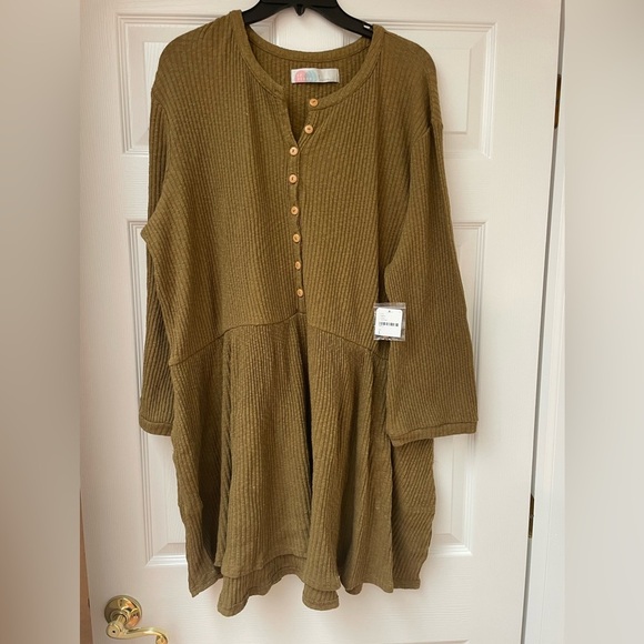 Free People Dresses & Skirts - Free People (beach) long sleeve Spring dress women’s size L